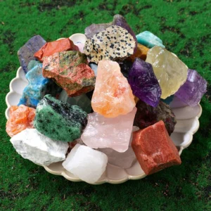East China Sea crystal aromatherapy stone diffuser stone white crystal amethyst citrine green fluorite natural crystal rough stone ornaments