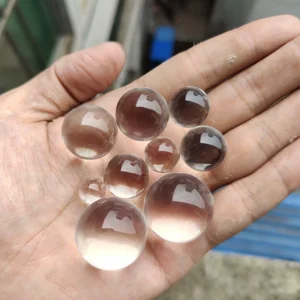 20mm transparent crystal ball light ball ornaments magic beads big and small ball props photo photography solid glass ball