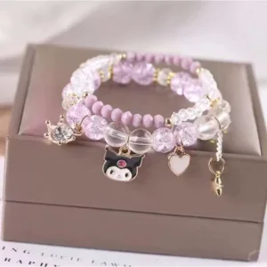 Student Bracelet Hand Decoration Wholesale Childrens Bracelet Beaded Crystal Female Cute Student Bestie Girl Fashion Princess