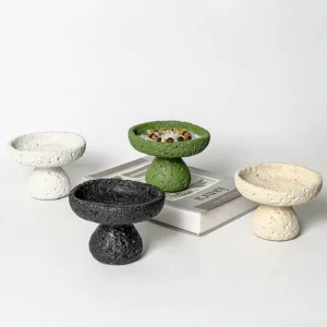 Creative antivolcanic stone crystal gravel degaussing purification bowl Yushou purification diffuser bracelet jewelry storage box container