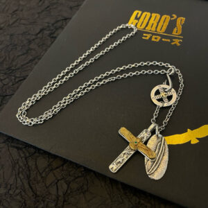 p130 New product on the shelves Goros Goro Takahashi Cross Golden Eagle Feather Pendant Takahashis classic necklace the top version be sure to take exclusive photos focus on the highend market a popular model on Kuaishou ins Xiaohongshu definitely different from the ordinary version The product details in the pictures are consistent with ZP Original production process exquisite quality purely handmade  Mold opening Trendy and fashionable musthave can be worn by both men and women the same style for couples rock punk Thai silver style retro elements trendy and versatile the same style as the official website