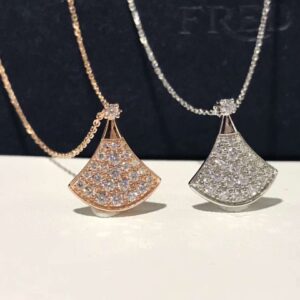 p087Bvlgari fanshaped skirt necklace