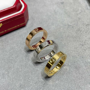 P90V gold material 5140180 code number 5678 Cartier CNC narrow version glossy love nail ring  price 22900 Cartier China line exclusive first launch and popular model Its so exquisite Its a welfare for girls jewelry